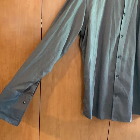 Banana Republic Dress shirt button down grey XL - Picture 5 of 7